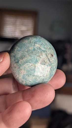 Amazonite Palm Stone 26D34 - Etsy