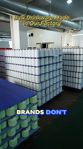 Bulk factory orders reduce uncertainties for wholesalers.#fyp #factory #drinkware #wholesale #yunuo