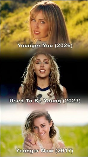 Miley Cyrus "Young" Trilogy #mileycyrus #HannahMontana #youngeryou #youngernow #usedtobeyoung