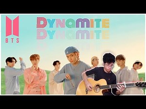BTS 'DYNAMITE' PLAYED ON GUITAR