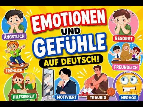 Learn German Emotions FAST 🇩🇪 | Speak Your Feelings Naturally (A1 Beginner) #deutsch #germanschool