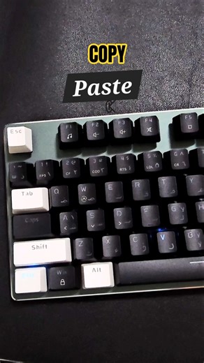 copy paste keys #shortcutkeys #keyboard#asmr #shorts