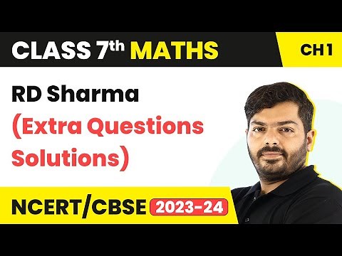 Integers Class 7 Maths Chapter 1 RD Sharma (Extra Questions Solutions) | Class 7 Maths
