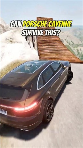 Will the Porsche Cayenne survive this crash? part.4 - BeamNG.drive #simulation