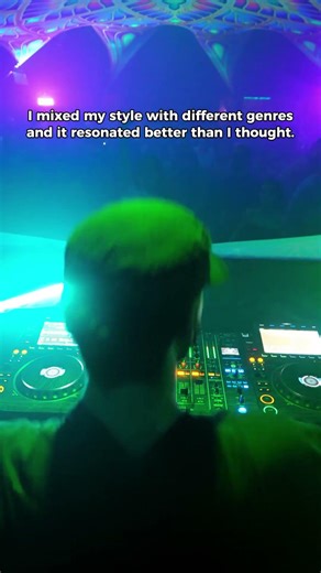 I mixed my own style with different genres and it resonated better then i thought.