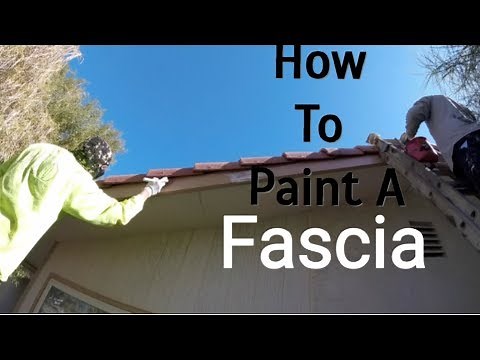 How to paint a wood fascia on any house in 4 simple steps