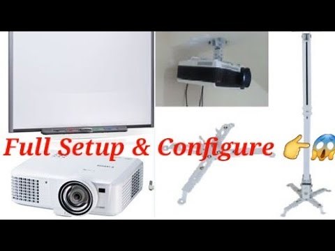 How to Smart Classroom Setup Step By Step 👉 📹 || BenQ Projector Installation 📼🖥 !! #review 😱