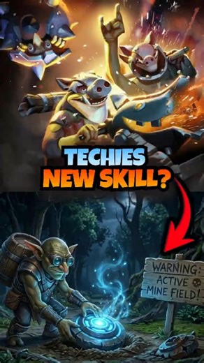 Techies New Skill M.A.D Remote Mines 7.41 Update - Dota 2