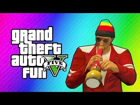 GTA 5 Online Funny Moments - Carlos, Tripping out, Under Map Glitch, Balancing Helicopters!