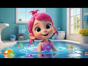 Splish, Splash, A Rainbow Bath Rhyme Song | Nursery Rhyme & Lyrics | Educational Kids Songs