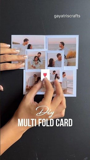 DIY Multi Fold Card#crafts #diy#papercarfting #gifts #cards #giftidea