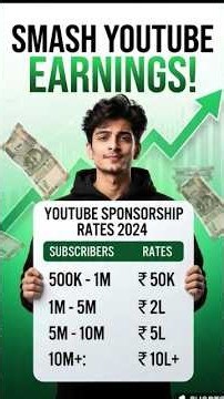 YouTube Sponsorship Rates 2026 | How Much Do YouTubers Earn?