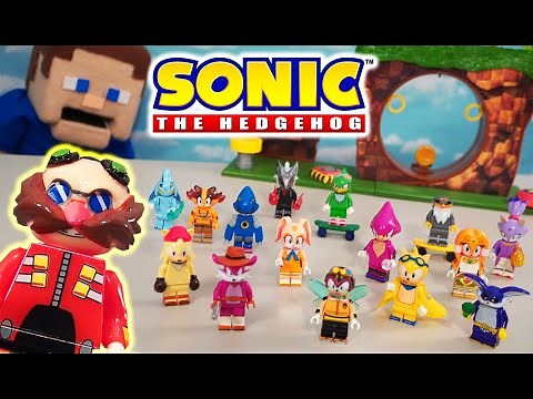 SONIC the Hedgehog LEGO 2021 SET Series 2 & 3 Mini Figures Blind Bag Unboxing