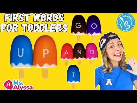 First Words Activity for Toddlers - Sight Words & Early Reading for Toddlers- Learn with Ms. Alyssa!