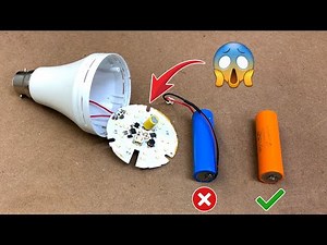 Rechargeable Emergency LED Bulb Battery Replacement | Simple DIY Fix