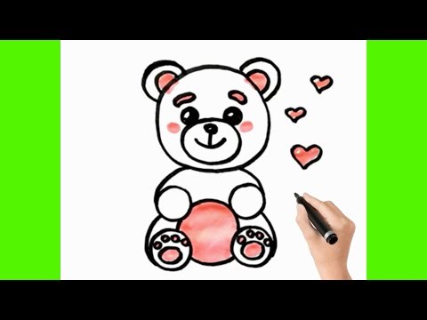 Cute Teddy Bear Drawing Step by Step for Beginners