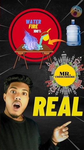 How Fire Burns On Water 🔥 #experiment