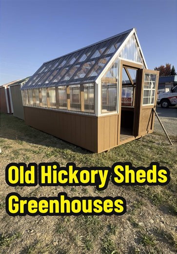 Old Hickory Shed Greenhouse #greenhouse #shed #oldhickorysheds