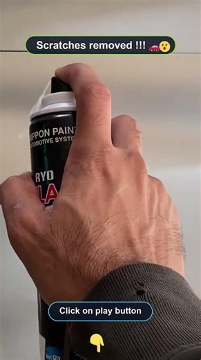 Car Scratch Gone in 30 Seconds! 😱 | DIY Scratch Removal #Shorts