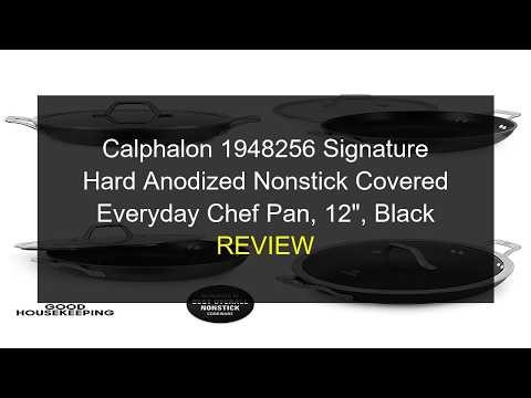 Calphalon 12 Inch Chef Pan Review | Signature Hard Anodized Nonstick Everyday Pan