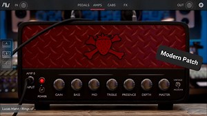 The Audio Assault MX Berry Amp plugin from Charles Caswell of Berried Alive now comes with a Lucas Mann - Rings of Saturn tone preset in its installer! Once this preset is selected, you can access the 4 tones in this demo at the flip of the amp switch found on the lower right of each respective amp below the video text! I used my LM-9 Signature 9 String Guitar from Legator Guitars to craft these 4 tones. The same mono DI track was used to reamp each of the tones you hear in this video. I found t