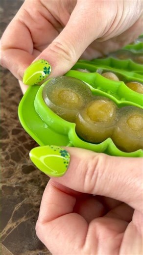 Olives in the caterpillar ice cube silicone mold | #asmr #shorts