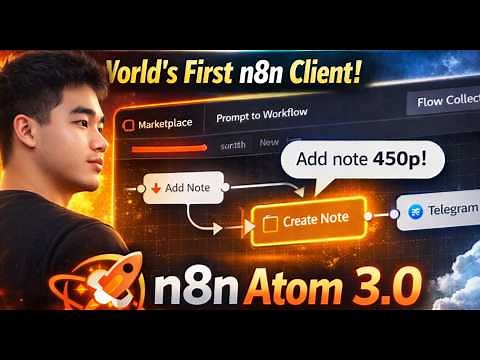 n8n Atom + Antigravity: Getting Started (feel like vibe coding)