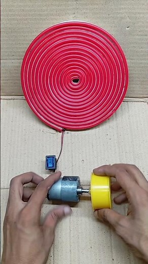 Powering Lemon Neon Red Light With Metal Gear Motor & Wheel