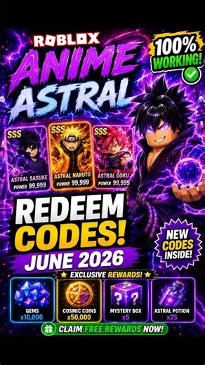 Anime Astral Codes 2026 | Anime Astral Redeem Codes #animeastral