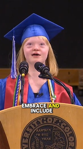 "I am thankful for you accepting me for who I am"​ Congratulations to Jillian Ball for delivering her powerful speech! Jillian's the first person with Down syndrome to deliver the commencement speech at Broomfield High School! Incredible job, Jillian!​ But we're not just proud of Jillian, we're proud of her classmates, teachers, and all of Broomfield High School for accepting her exactly as she is and being #GenerationG!​ #GenerationG is a global movement that's all about making the world more a