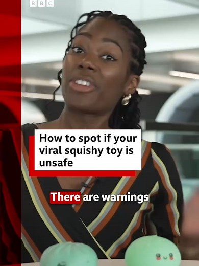 Several fake squishy toys are deemed unsafe, but how do you spot the difference? #SquishyToys #Toys #UK #BBCNews