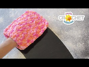 Jayda InStitches Dust Mitt - Easy Bulky Yarn Crochet Pattern