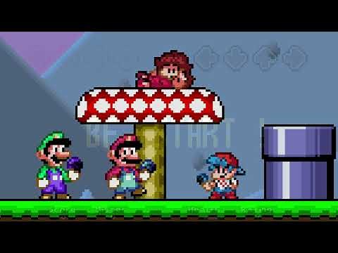 Friday Night Funkin' VS Mario SMW Style (SMW Update) (FNF Mod)