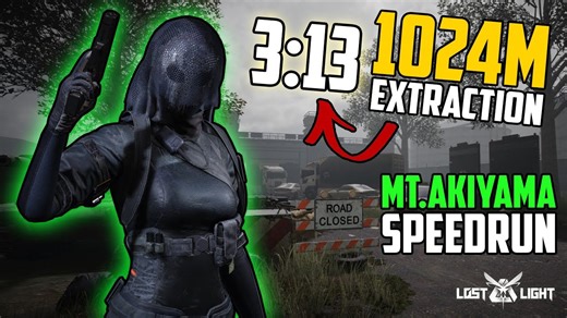 Lost Light Mt. Akiyama Extraction Speedrun in 0313