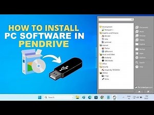 How to Install PC Software in USB Pendrive
