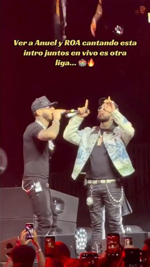Ver a ROA y Anuel EN VIVO es de otro planeta 🤯 VAMO A VEL #shorts #vamoavel