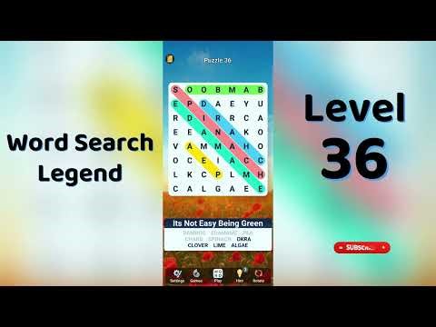 Word Search Legend Level 36 Answers 🔠 | Puzzle Game Answers & Tips | Go Answer