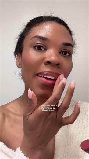 Color changing spf for deep skin tones by Colorscience