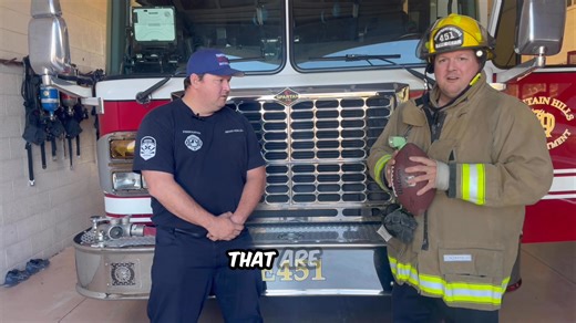 🧑‍🚒 A Thanksgiving Message From Your Fountain Hills Firefighters 🦃 We hope you have a great Thanksgiving! Your firefighters are wishing you a holiday filled with family, friends, and just the right amount of pumpkin pie.🥧 As you fire up the ovens, let’s keep the fires in the fire-pit, not the kitchen. A few friendly reminders from your crew: 🔥 Keep an eye on whatever you’re cooking 🦃 If you’re frying a turkey, do it outside and far from anything that didn’t volunteer to be deep-fried. 🧯 M