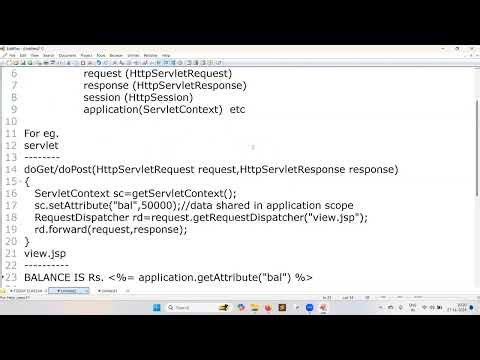 25. JSP Implicit Objects, Interfaces in JDBC and Servlet API By LN Rao | 27-NOV-24 | Ashok IT