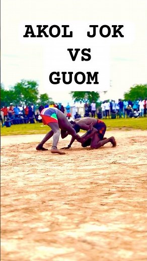 Insane South Sudanese wrestling: Akol Jok vs Guom #dinka #wrestling