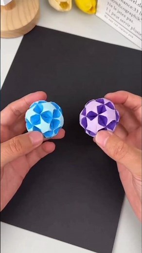origami ball making