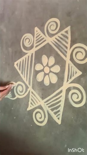 Daily Use Alpona Design/Easy Bengali Alpona Design.