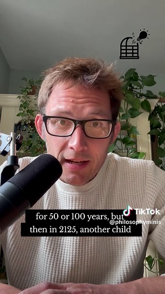If you want to hear my full interview with David Edmonds of Philosophy Bites and read my write-up, the link is in my bio and it will be out on Friday. Here is the transcript: Imagine you're on a walk in a wood, and you drop a glass on a rock. Glass goes everywhere, but it's a deep wood, and you think nobody will be there for a long time. And so you decide to leave it. But in a few weeks' time, a group of children are playing in that area, and one child steps on the glass and hurts their foot bad