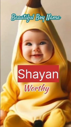 Shayan Name Meaning #babyboynames #shayan #names #shorts