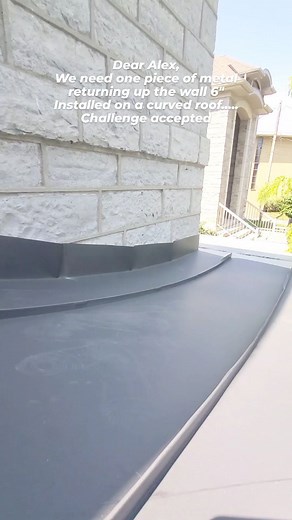 10K views · 759 reactions | Curving wall panels can be don't...water no get in #metalrooftraining #standingseammetalroof #standingseamtrainingcourse #standingseamtools #metalroofingcanada #rooftraining #qualitycraftsmanship #lifetimeroof | Architectural Sheet Metal 101 | Facebook