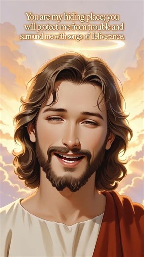You Are My Hiding Place 🕊️ | Psalm 32:7 #bibleverse #jesus #faith