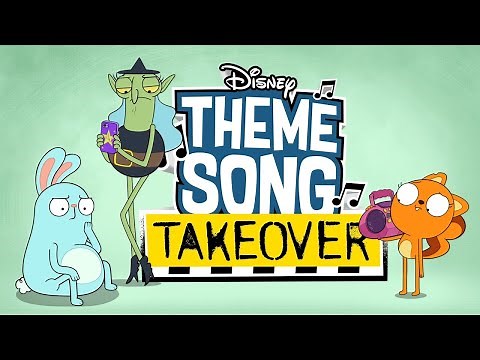 Barry, Helen, & MORE Takeover Kiff's Theme Song 🎶 | Theme Song Takeover | ‪@disneychannelanimation‬