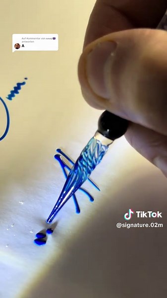 How to Sign the Letter A in Calligraphy