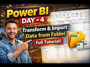 Power BI Day 4 Tutorial | Folder Data Transform in Power Query